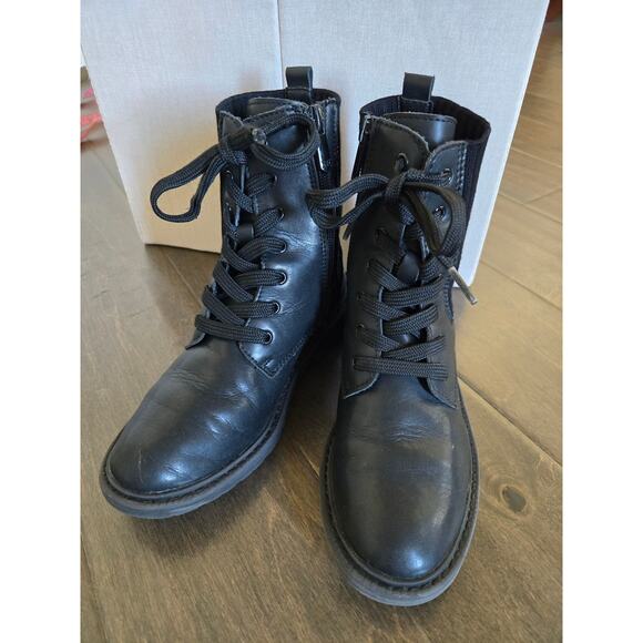 Sam Edelman Kids Combat Boots – Black – Size 2 - Picture 3 of 8